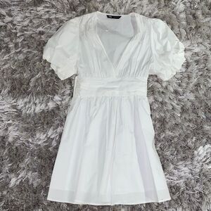 Zara -White mini dress